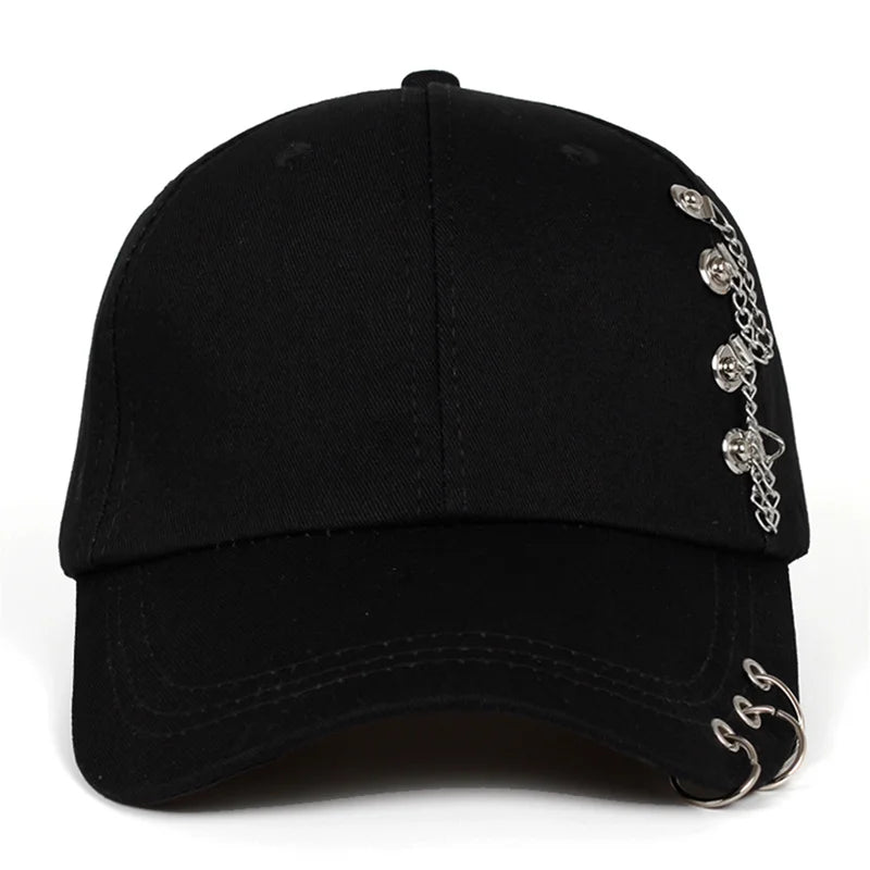 Baseball Cap With Circle Ring Snapback Hats For Women Men