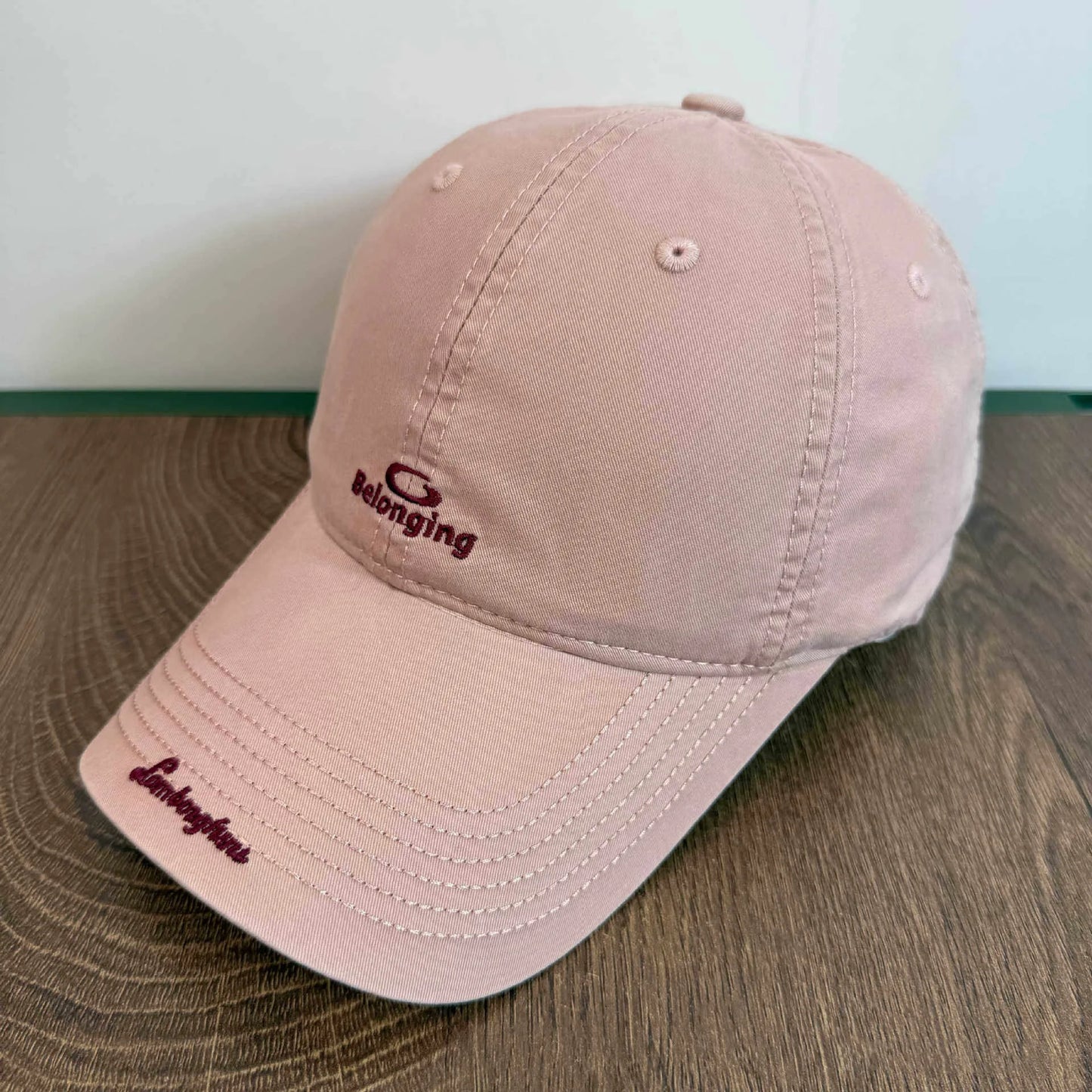 Korean Style Letter Embroidered Baseball Caps for Women Men