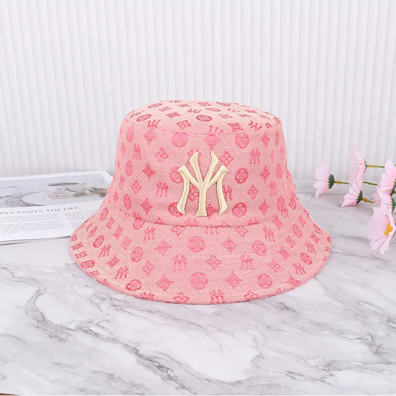 Unisex Letter Embroidery Fisherman Hat Women