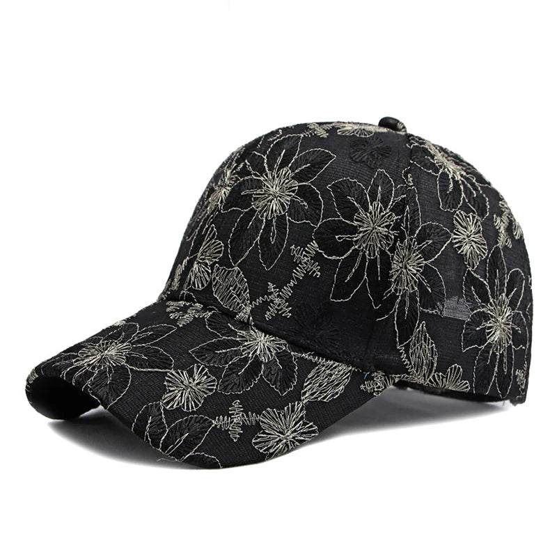 New Lace Hat Women's Thin Breathable Baseball Hats