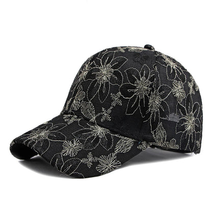 New Lace Hat Women's Thin Breathable Baseball Hats