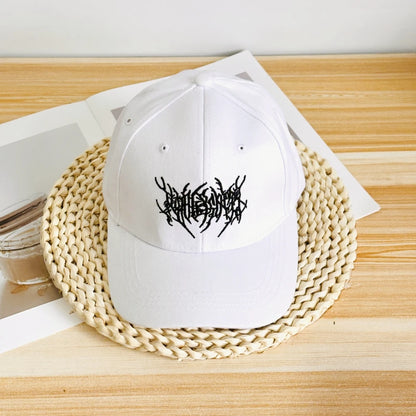 Summer Fashion Cotton Baseball Hats Hiphop Graffiti Cartoon Pattern Embroidery Sun Cap for Men And Women