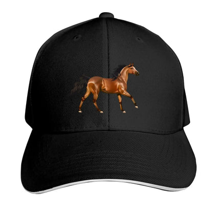 3D Horse Denim Hat Adjustable Unisex Tactical Baseball Caps