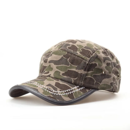 Vintage American-Style Camouflage Baseball Cap