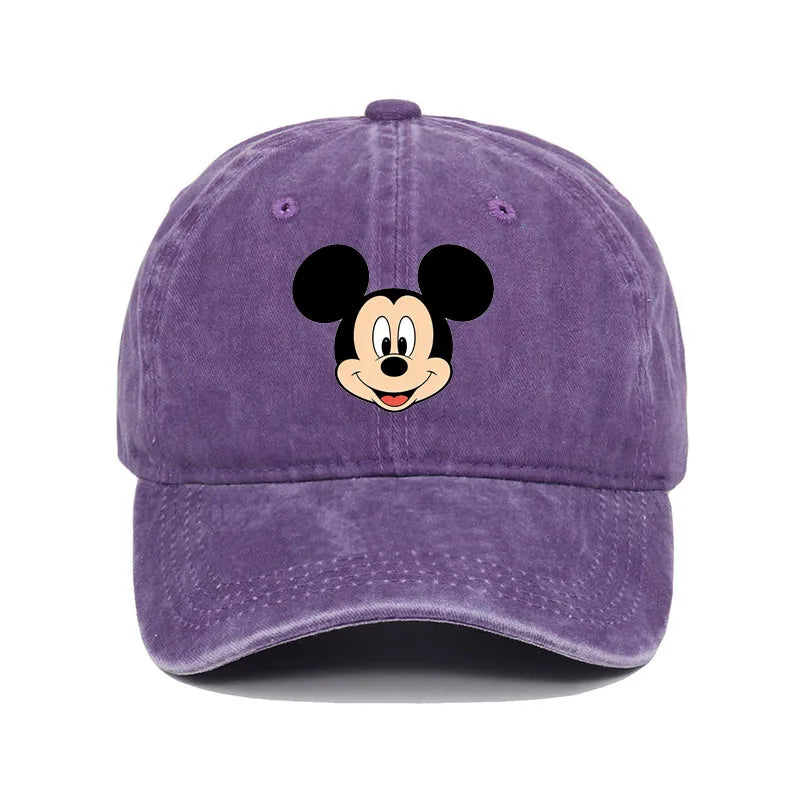 Unisex Mickey Mouse Print Kawaii Baseball Cap Wear Men Women Caps