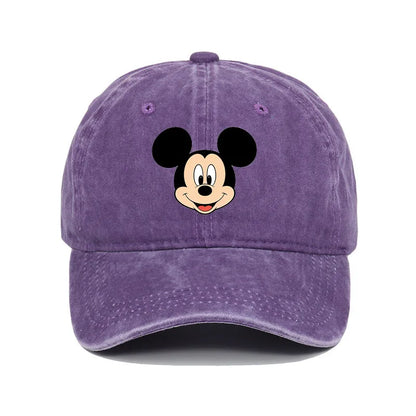 Unisex Mickey Mouse Print Kawaii Baseball Cap Wear Men Women Caps