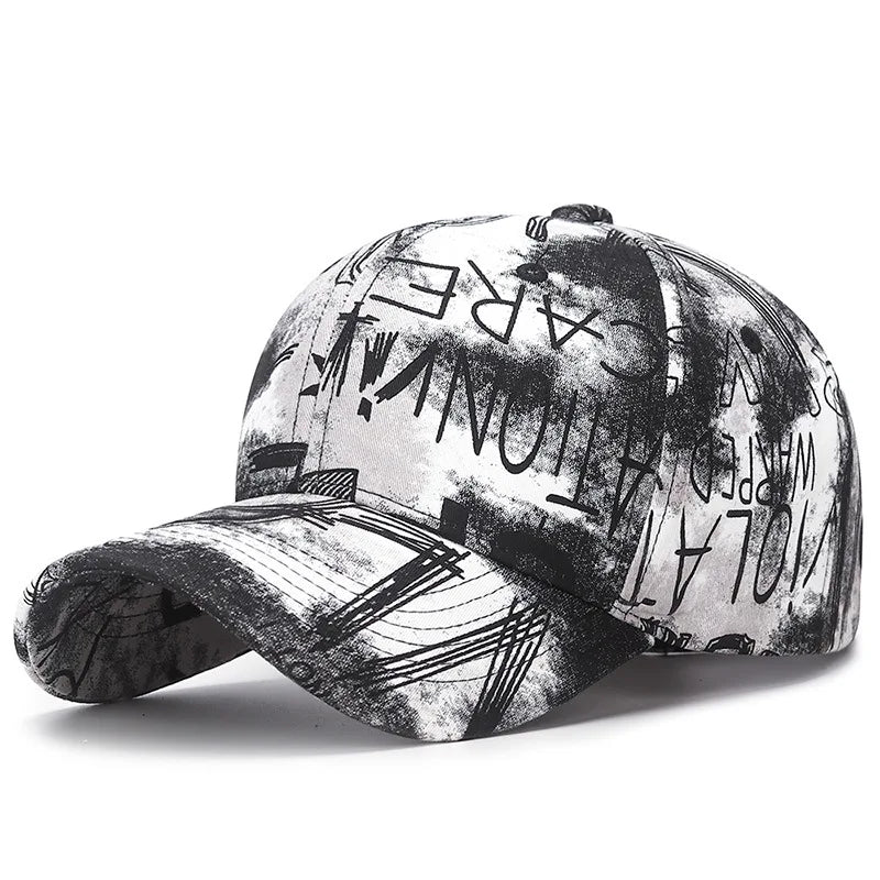 New Cool Fashion Graffiti Women Men Caps Hat Female Male
