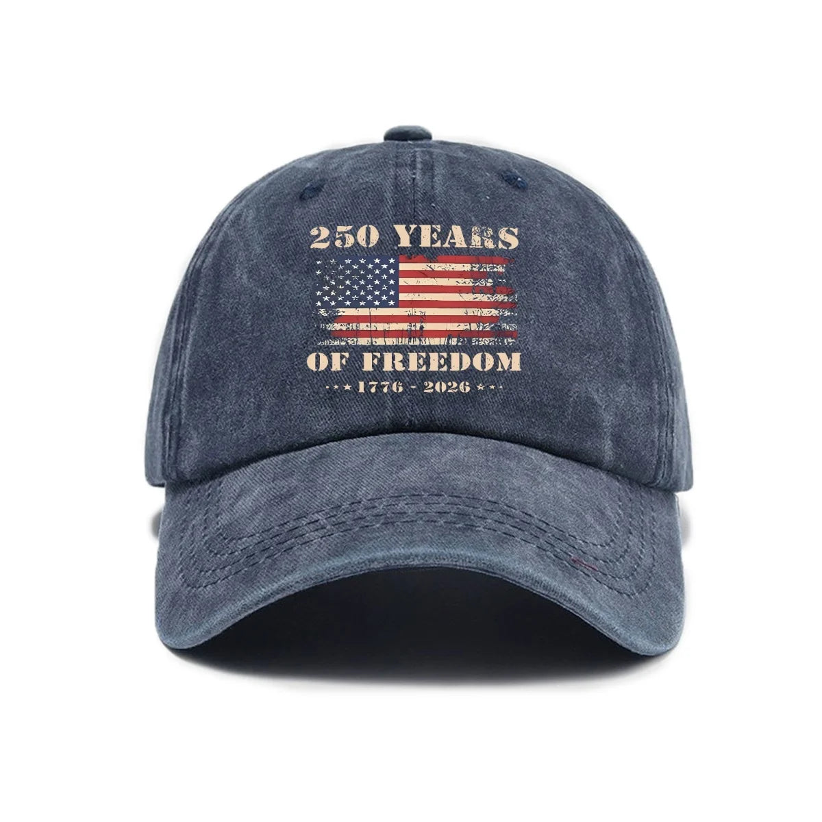 US 250th Anniversary Cap Washed Print Cap