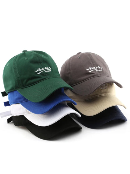 Unisex All Season Wearing Pure Cotton Letter Fashionable Baseball Cap