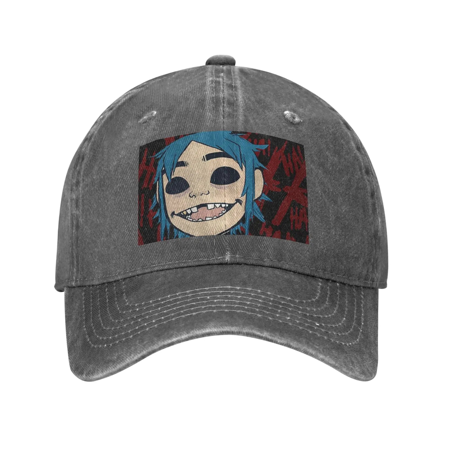Feel Good Gorillaz Virtual Band Denim Fabric Cap