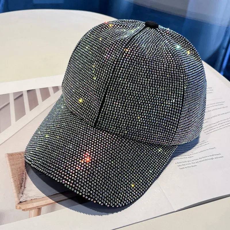 Full Diamond Luxury Rhinestones Baseball Caps