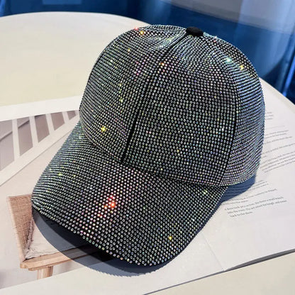 Full Diamond Luxury Rhinestones Baseball Caps