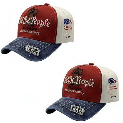 2026 New Embroidered Baseball Caps For Patriotic USA 250th Anniversary Hat