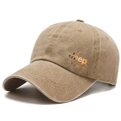 Jeep Vintage Washed Cotton Soft Top Duckbill Cap