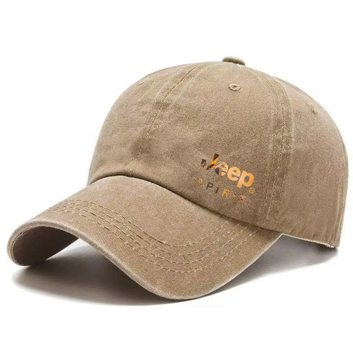 Jeep Vintage Washed Cotton Soft Top Duckbill Cap