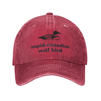 Funny Loon Quote Heated Rivalry Baseball Caps Vintage Distressed Denim Snapback Cap
