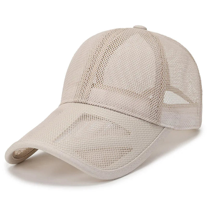 1pc Quick Dry Openwork Sunscreen Baseball Hats for Women