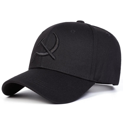 Unisex Hammer And Sickle Embroidery Baseball Caps
