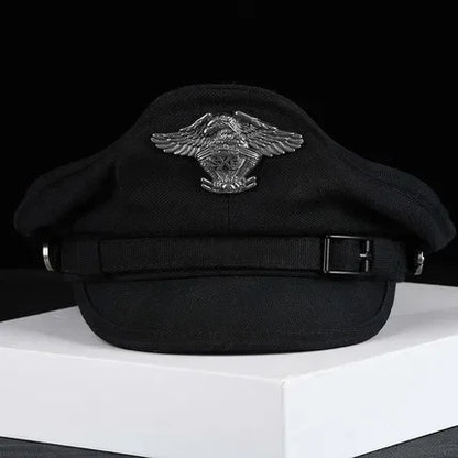 Navy Peaked Sailor Cap Men Women Spring Army Hat