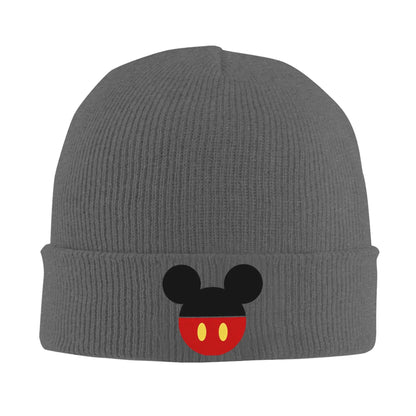 Minnie Mouse Mickey Knitted Caps For Women Men Beanie Winter Hats