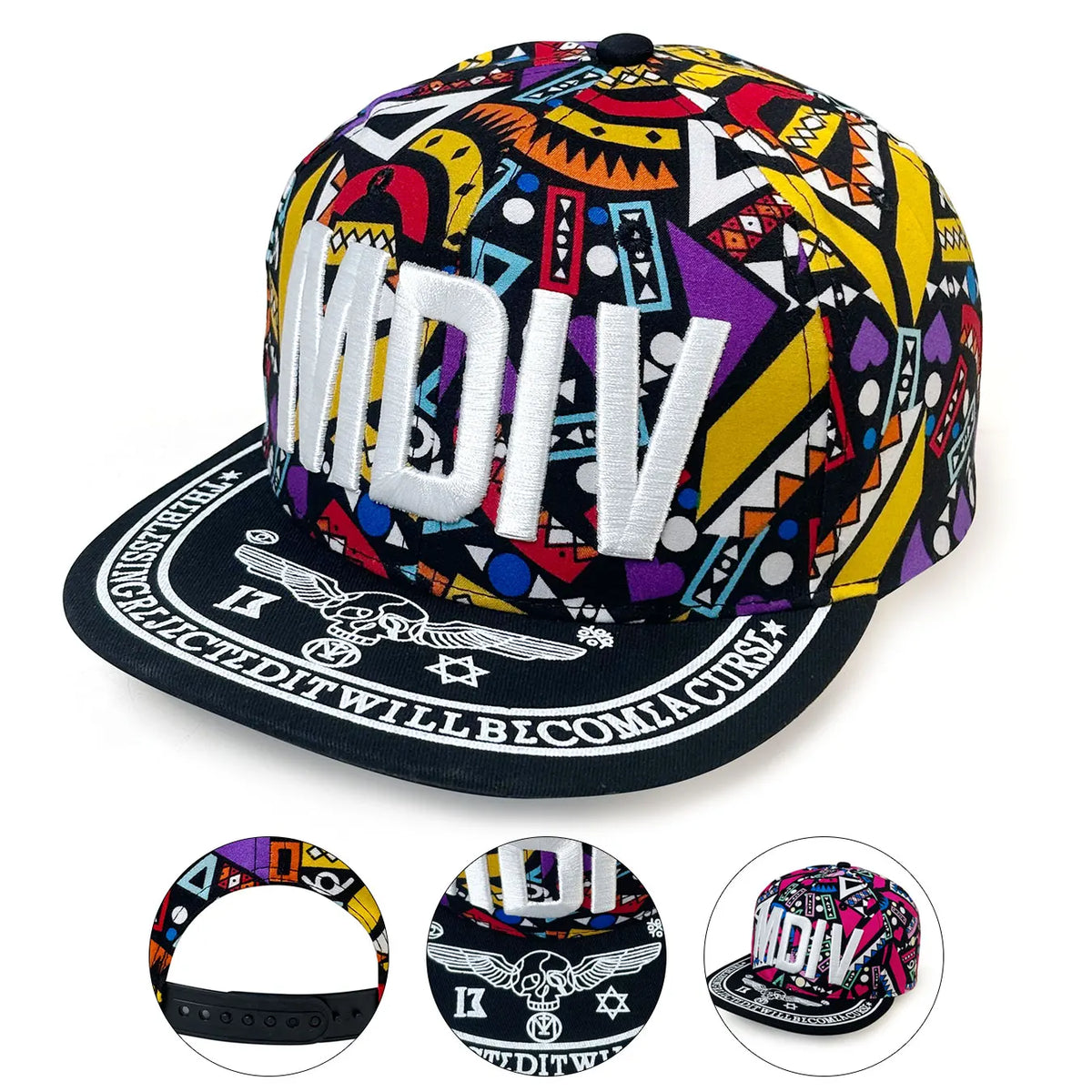 Personalized Flat-Brim Hip-Hop Hat