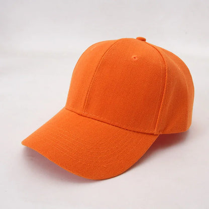 Fashion Retro Solid Color Men and Women Universal Baseball Cap