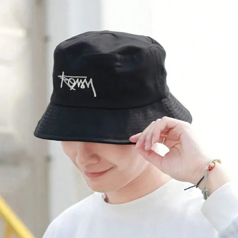 Embroidered Printed Fisherman Hat Men And Women