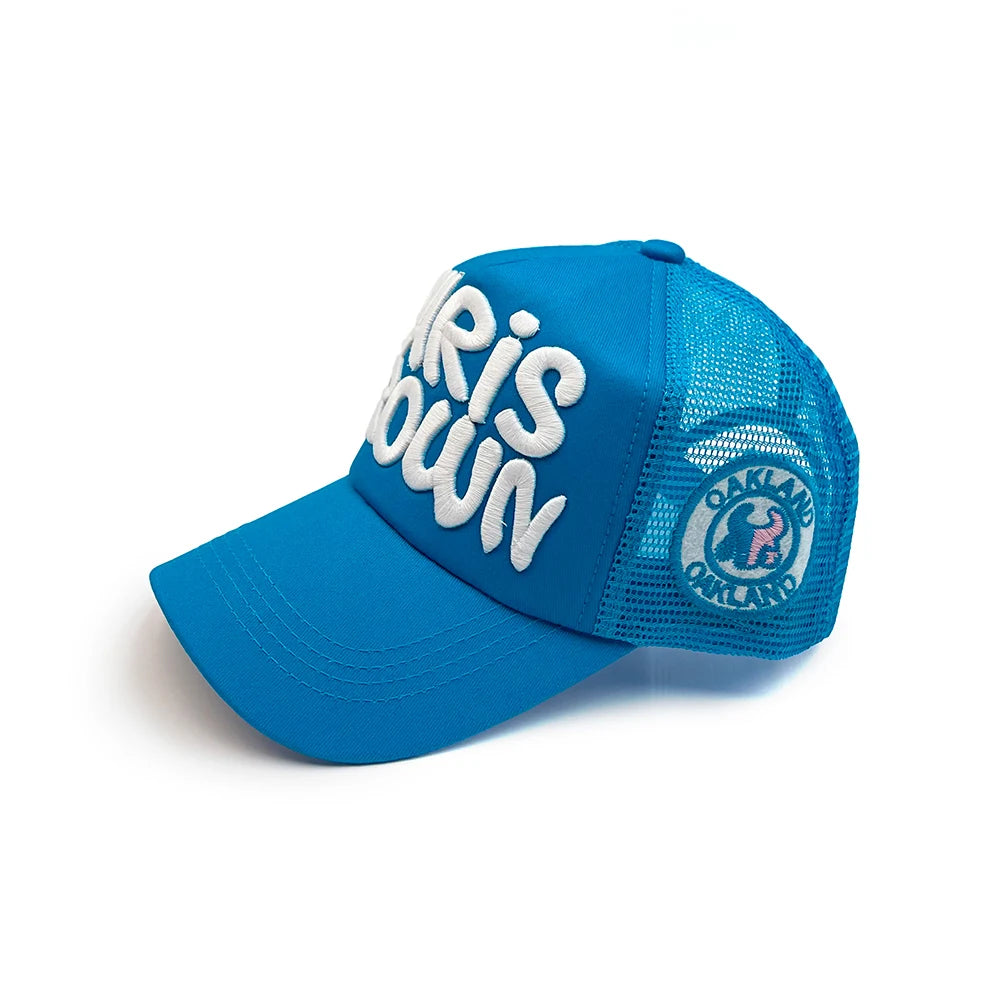 Mesh Breathable Baseball Cap Summer Stitching Letter Embroidery