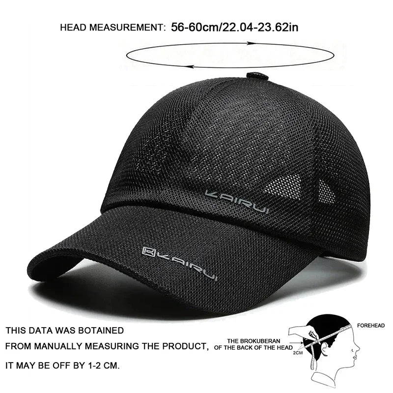 Unisex Airui Labe Baseball Net Caps