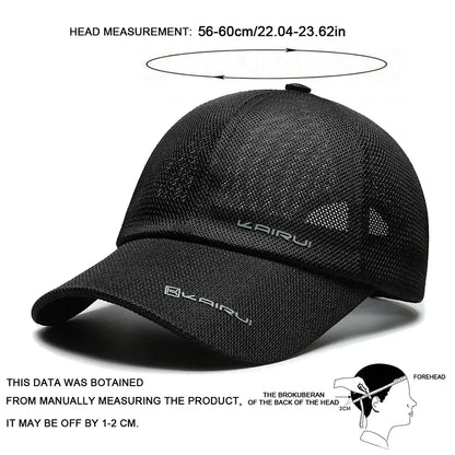 Unisex Airui Labe Baseball Net Caps