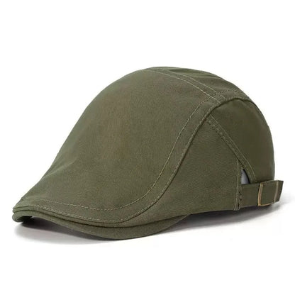Men Light Board Solid Color Newsboy Caps British Painters Hats