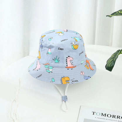 Children Panama Hat Spring Summer Baby Fisherman Hat For Boys Girls Bucket Hats