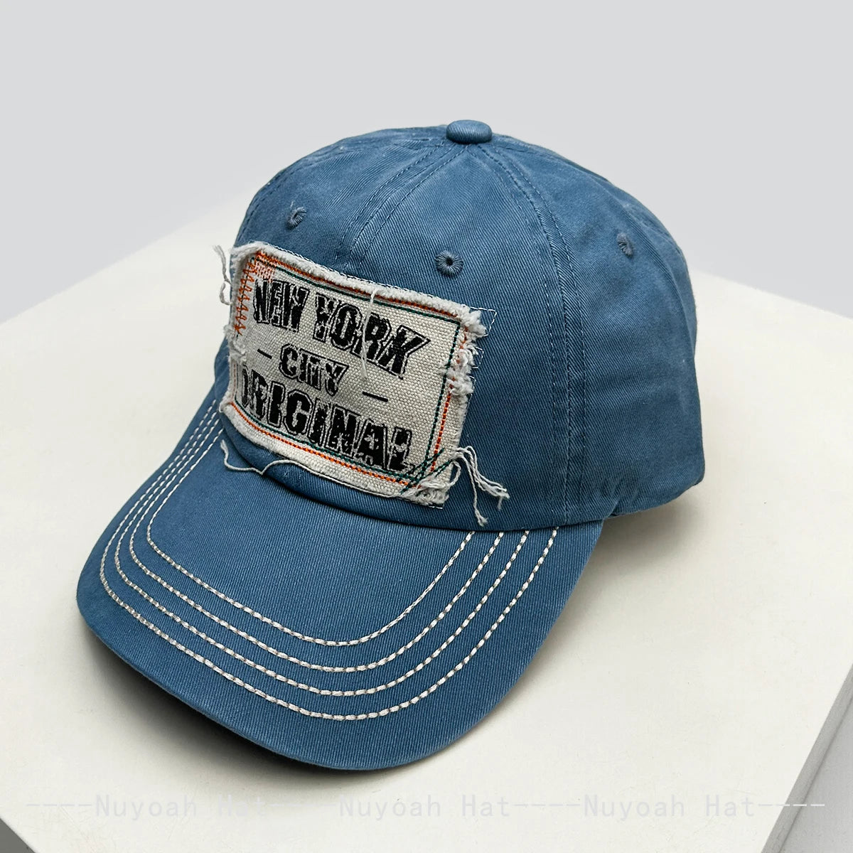 American Retro Patched Letters Baseball Hats