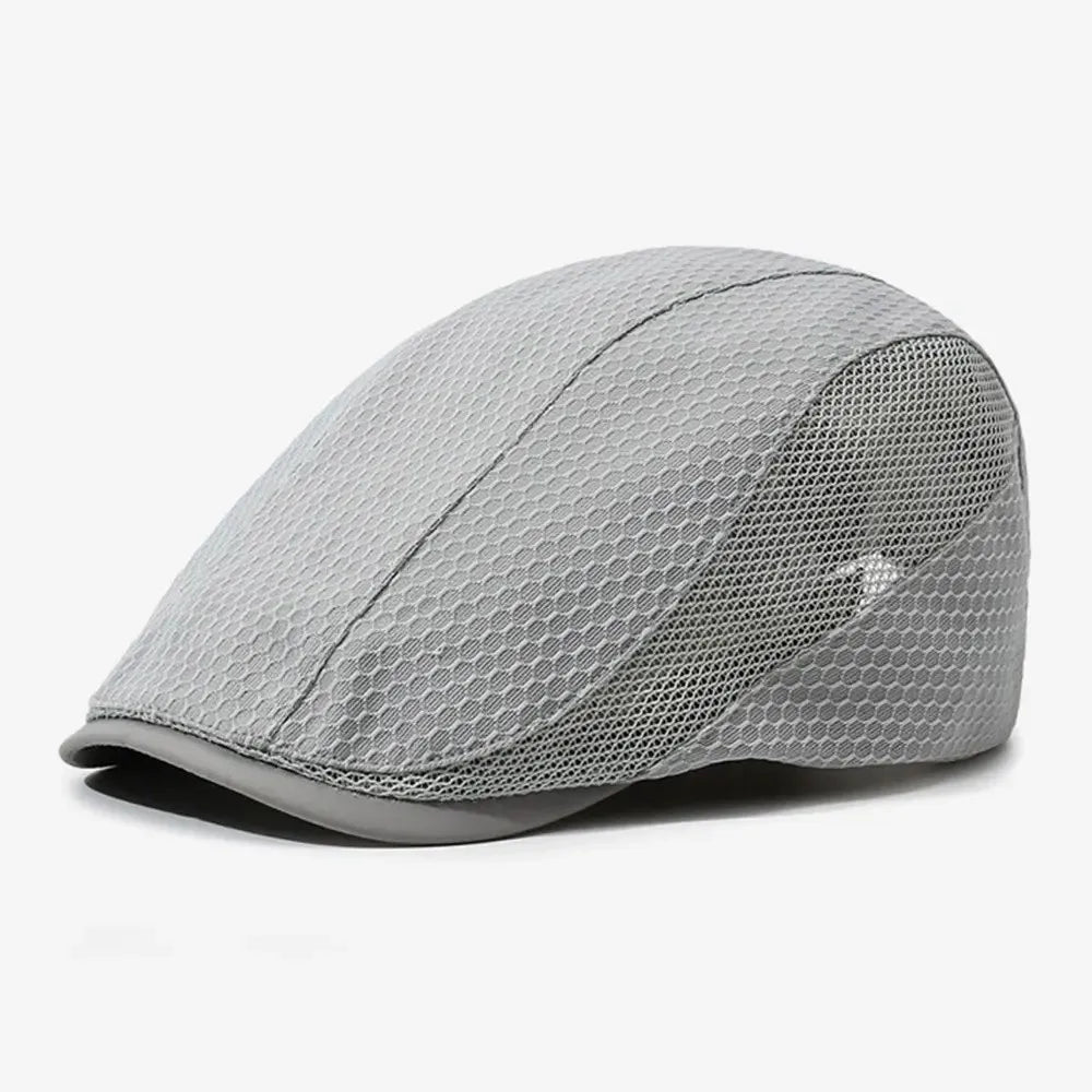 Casual Solid Color Newsboy Caps Adjustable Sun Protection Beret Hats