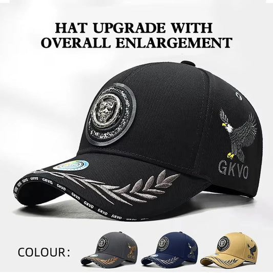 2025 Style Men's Big Head Circumference Baseball Cap Outdoor Fishing Cap
