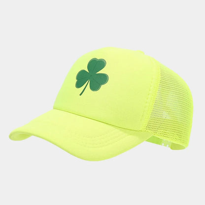 Fashion Clover Pattern Driver Hat Men's Summer Baseball Cap