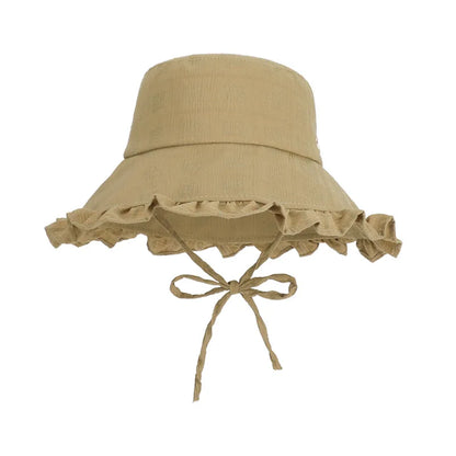 Summer Outdoor Bucket Hat Women Fashion Sun Hat