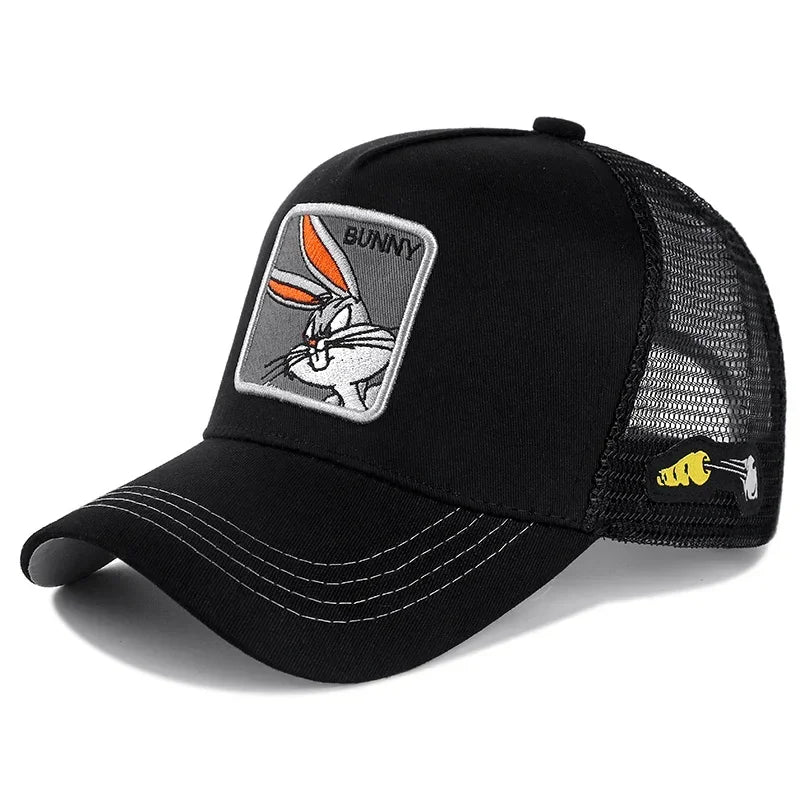 High Quality Brand Anime Cartoon Snapback Cotton Baseball Cap Men Women