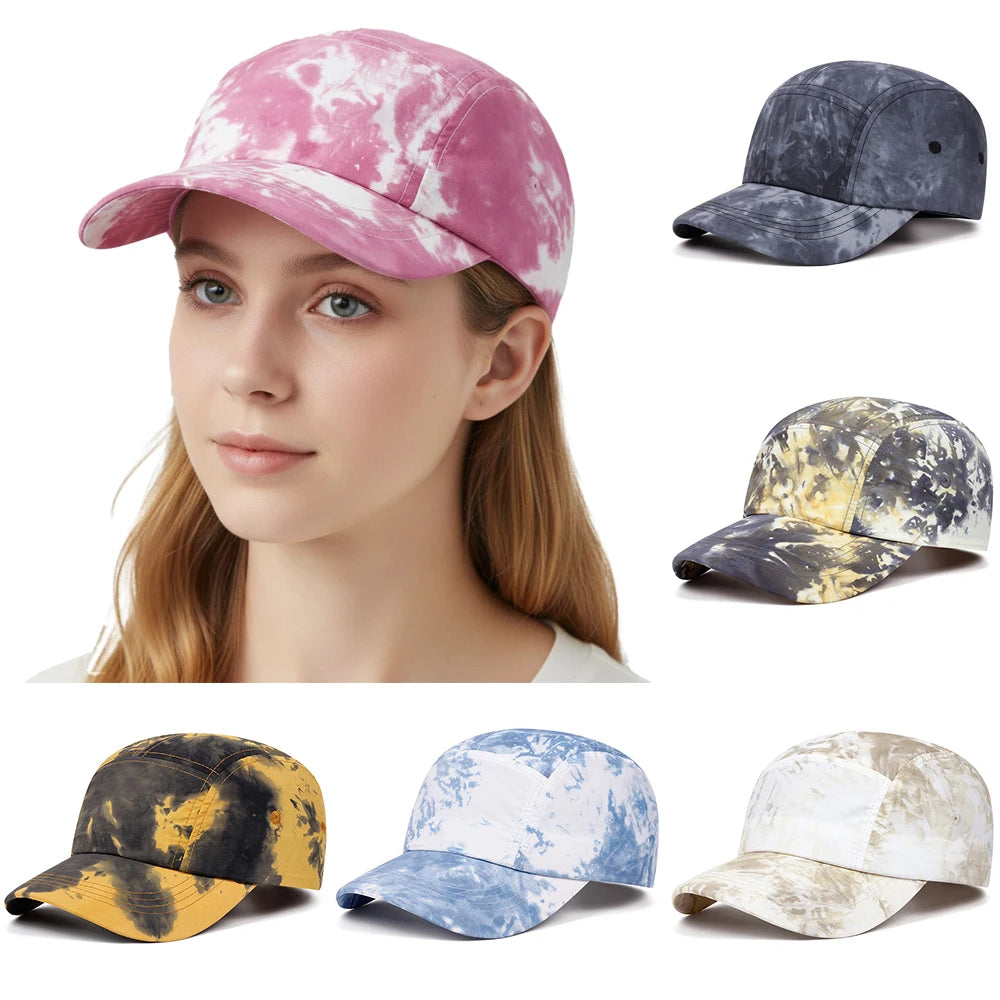 Tie-Dye Men Baseball Cap New Spring Summer Women
