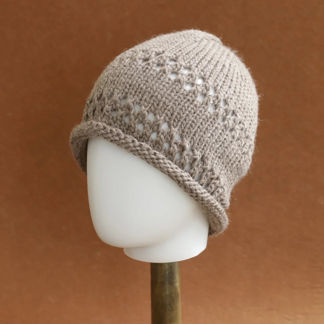 Winter Wool Knitted Beanies Cap for Women Autumn Winter Warm Slouchy Hat