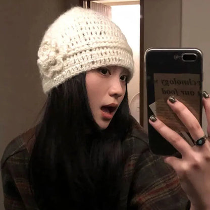 Women's Autumn Winter Item Fashion Warm Cold Pullover Hats