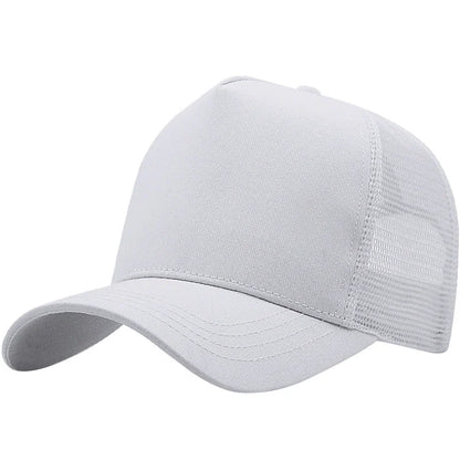 Adult Summer Cotton Lady Mesh Sun Hats Big Hat Men Plus Size Baseball Caps