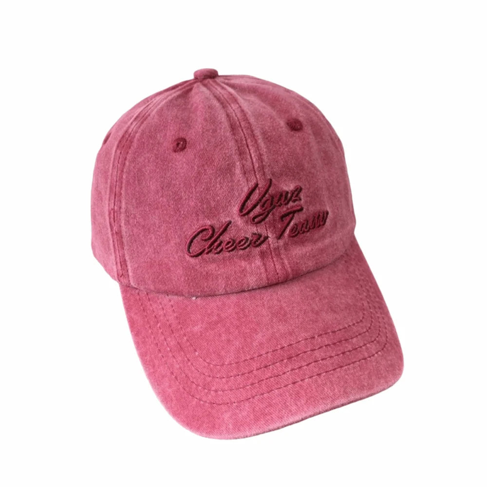 New Letter Embroidery Baseball Caps Breathable Adjustable