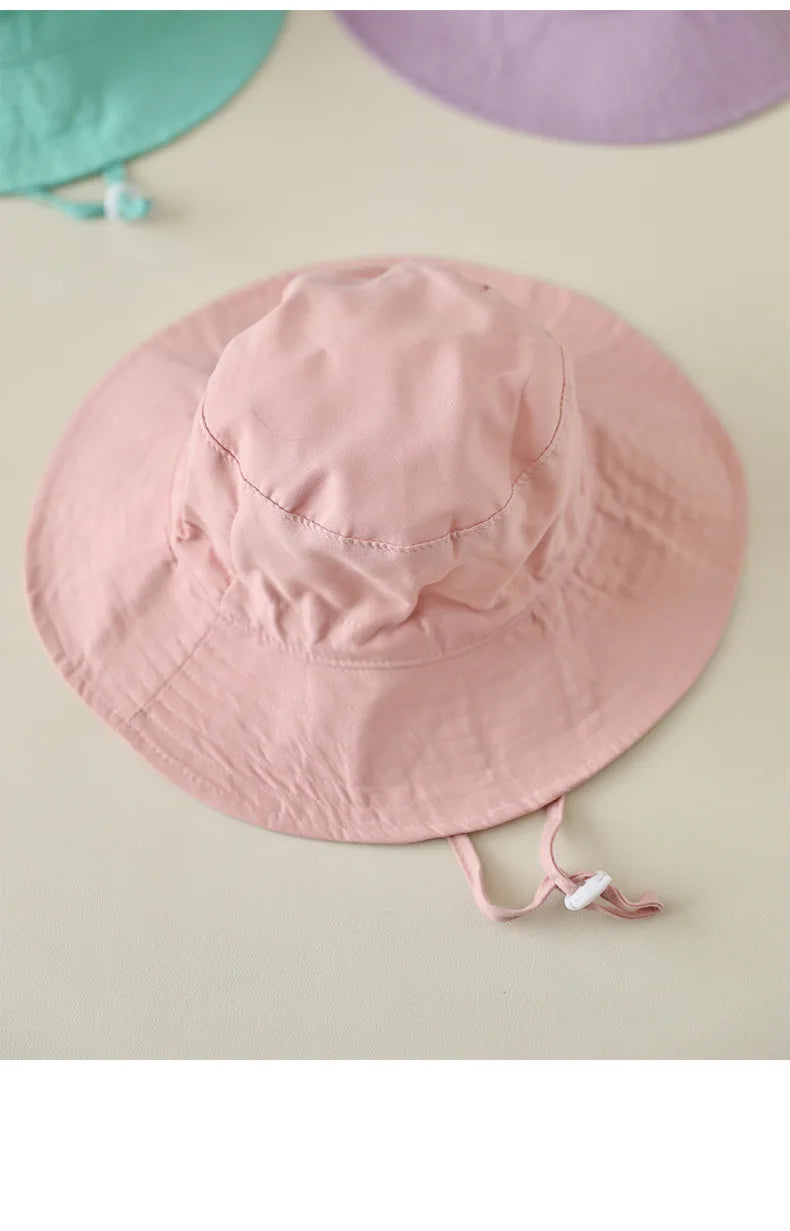 2026 New Spring Summer Toddlers Kids Sun-Proof Bucket Hats