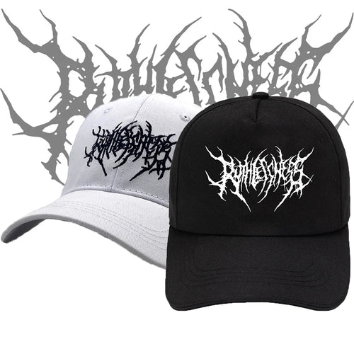 Gothic Street Punk Frauen Baseball Cap Cotton Fashion Embroidery Outdoor