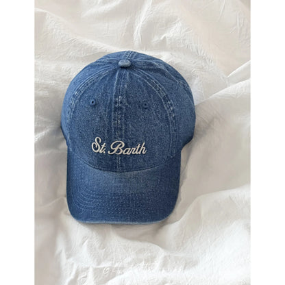 Retro Korean Washed Denim Baseball Cap