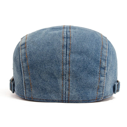 Women's Beret Fashion Denim Vintage Newsboy Cap