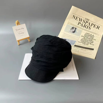 Lightweight Breathable Linen Newsboy Cap