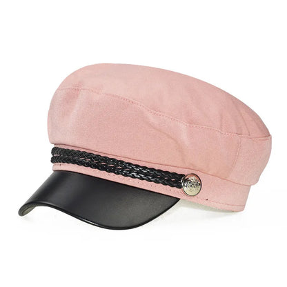 10 Colors Women Girls Caps Newsboy Hat Visor