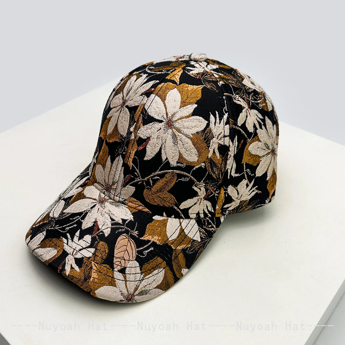 New Women Chic Flower Retro Baseball Hats